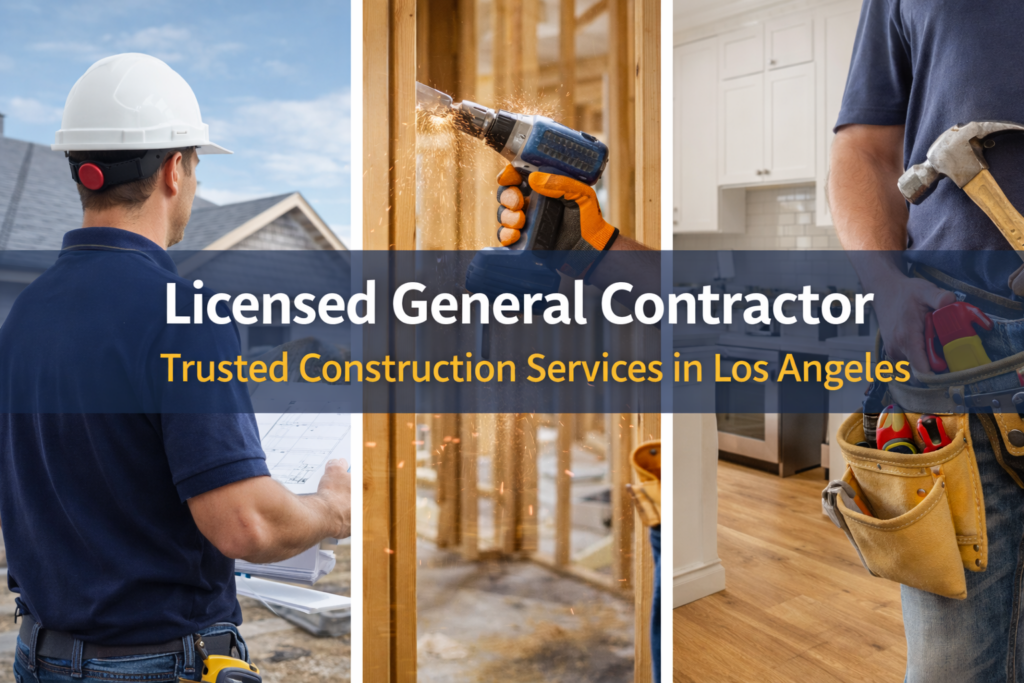 Why Hiring a Licensed General Contractor in Los Angeles Protects Your Investment